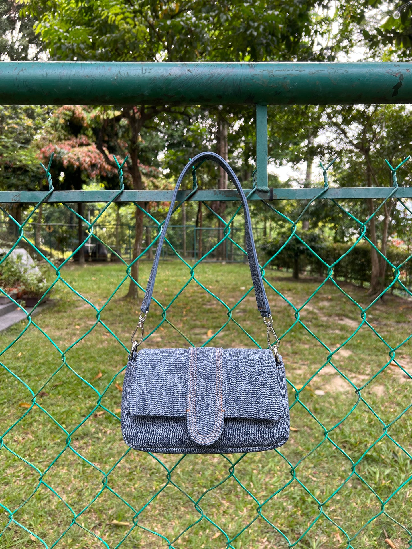 AZURE Denim Bag